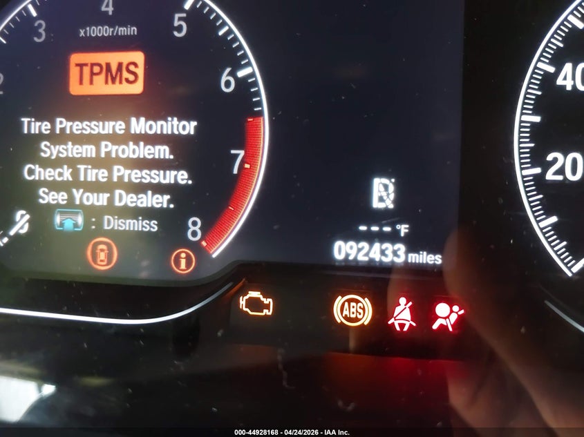 VIN 1HGCV1F36LA118527 2020 HONDA ACCORD SPORT