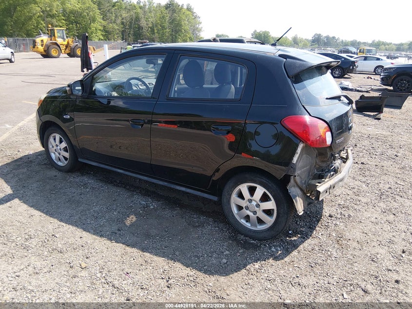Vin: ml32a4hjxfh002751, lot: 45425580, mitsubishi mirage es 20153