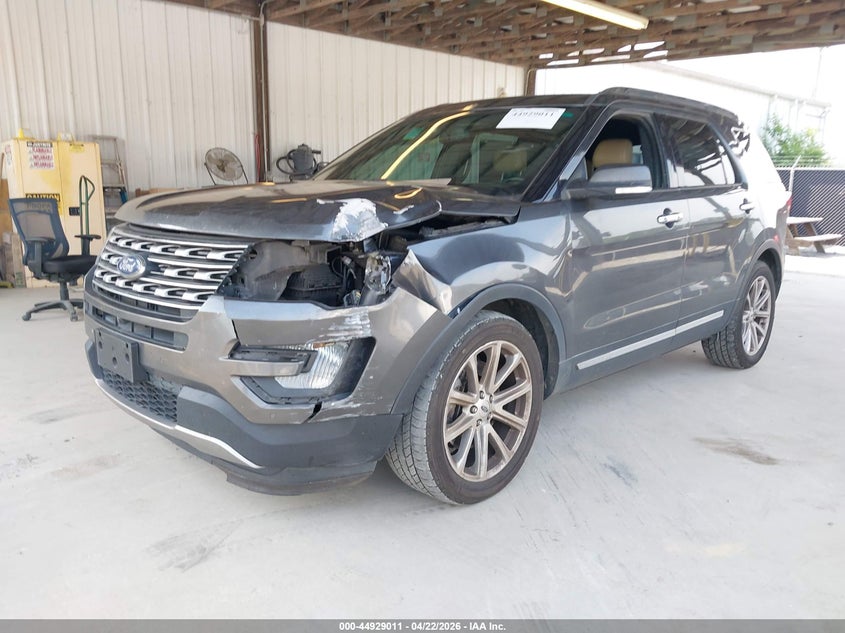 Vin: 1fm5k7f88ggd15258, lot: 45426400, ford explorer limited 20162