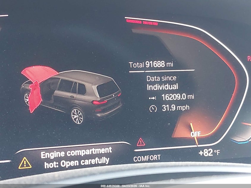 2020 BMW X7 xDrive40I VIN: 5UXCW2C04L9B43425 Lot: 44929308