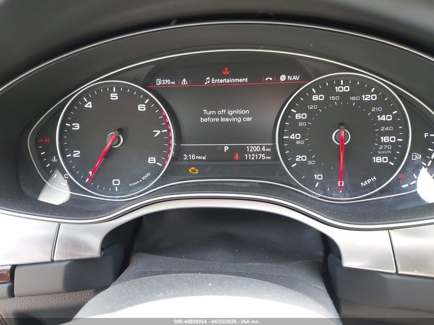 2013 Audi A6 3.0T Premium VIN: WAUHGAFC6DN067746 Lot: 44929354