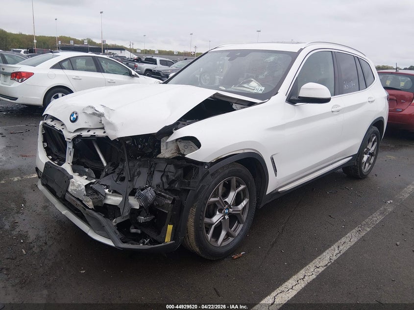 2022 Bmw X3 Xdrive30i 5UX53DP05N9K41550 photo 1