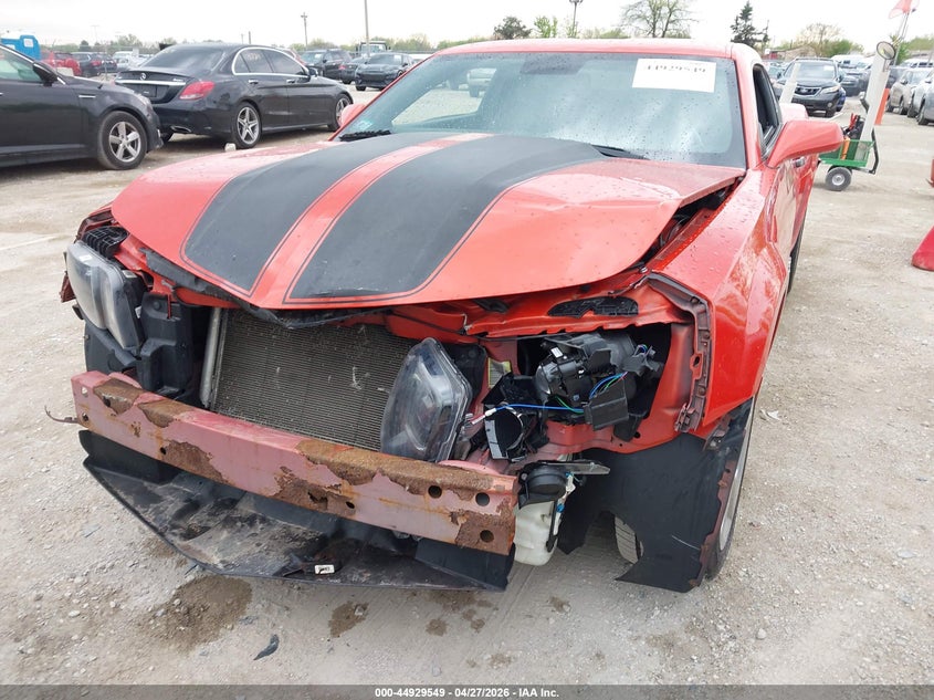 2012 Chevrolet Camaro 6.2 1Ss orange Lot 111044929549 Vin 2G1FJ1EJ8C9122106