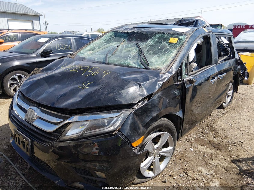 VIN 5FNRL6H74KB052870 2019 HONDA ODYSSEY EX-L