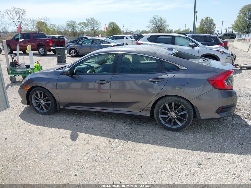 VIN JHMFC1F3XKX004607 2019 HONDA CIVIC EX