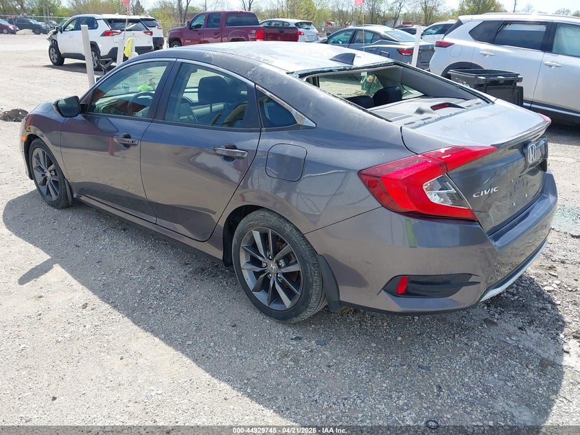 VIN JHMFC1F3XKX004607 2019 HONDA CIVIC EX