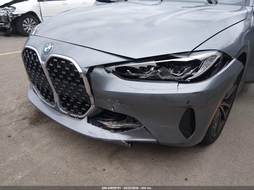 2022 BMW 430I xDrive VIN: WBA43AT03NCH73710 Lot: 44929791