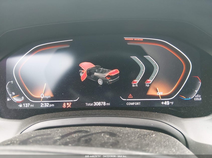 2022 BMW 430I xDrive VIN: WBA43AT03NCH73710 Lot: 44929791