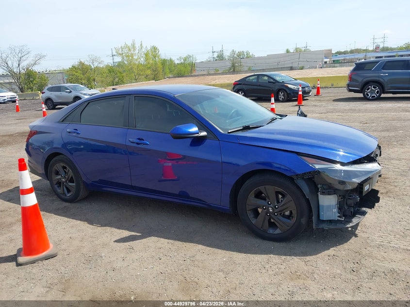 VIN 5NPLM4AG6MH001182 2021 HYUNDAI ELANTRA SEL