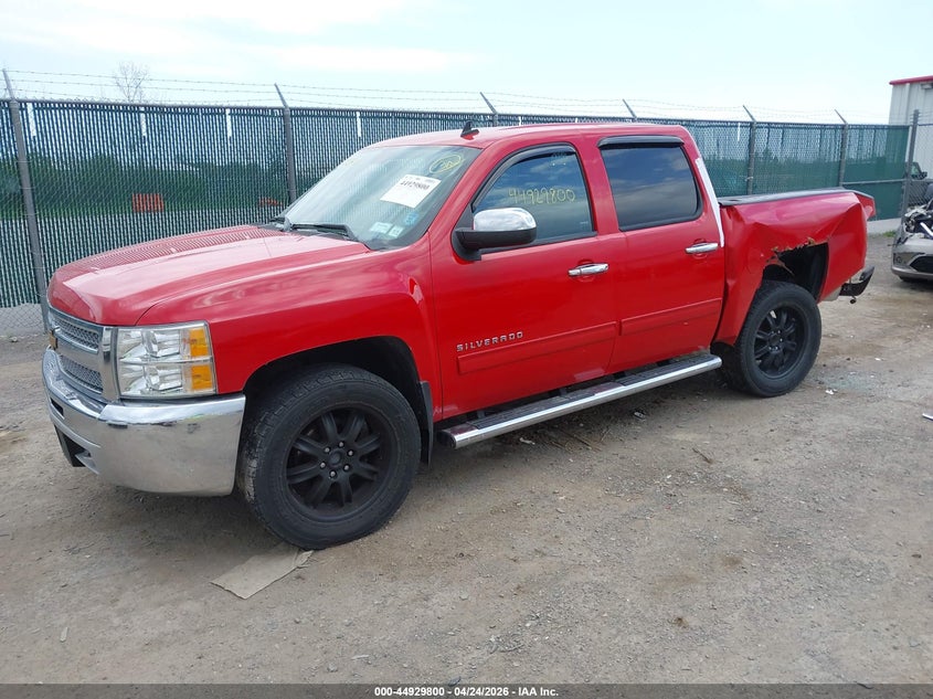 2012 Chevrolet Silverado 5.3 1500 Lt red Lot 111044929800 Vin 3GCPKSE71CG312175