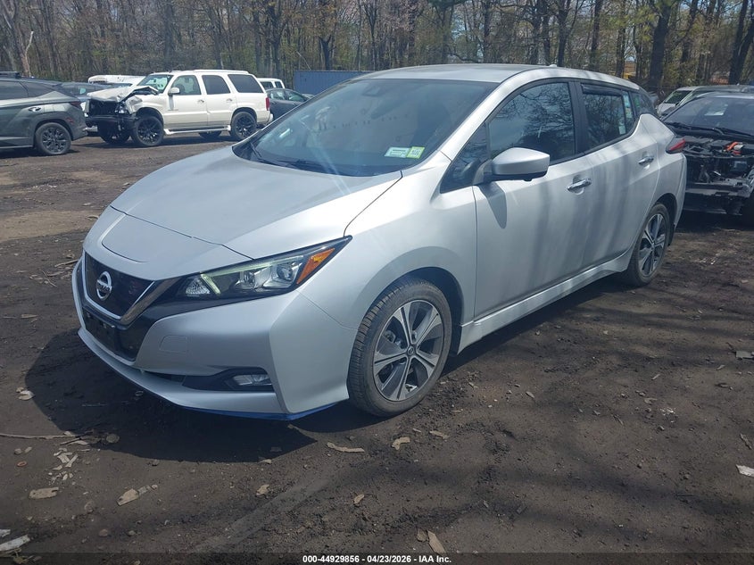 Vin: 1n4bz1cv4mc555961, lot: 45427244, nissan leaf sv plus 62 kwh 20212