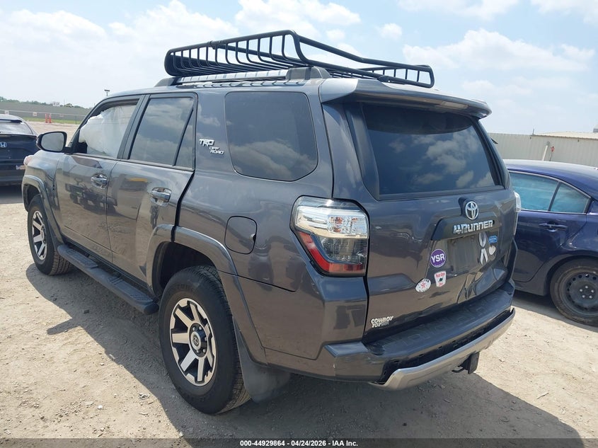 Vin: jtebu5jr8h5440629, lot: 45427253, toyota 4runner trd off road premium 20173