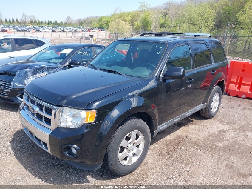 2012 Ford Escape 2.5 Limited black Lot 111044929877 Vin 1FMCU0E78CKC64398