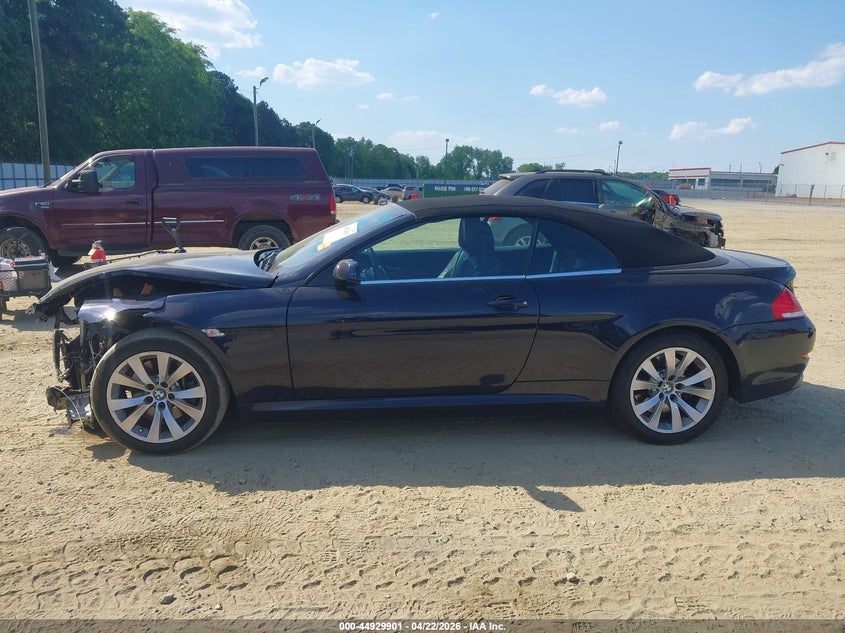 2008 BMW 650I VIN: WBAEB53508CX63292 Lot: 44929901