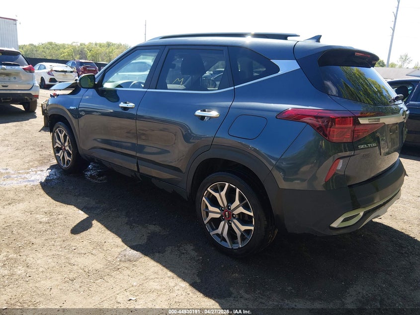 Vin: kndetca2xm7187226, lot: 45427579, kia seltos sx turbo 20213