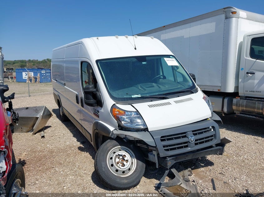 2018 Ram Promaster 3500 Cargo Van High Roof 159 Wb Ext