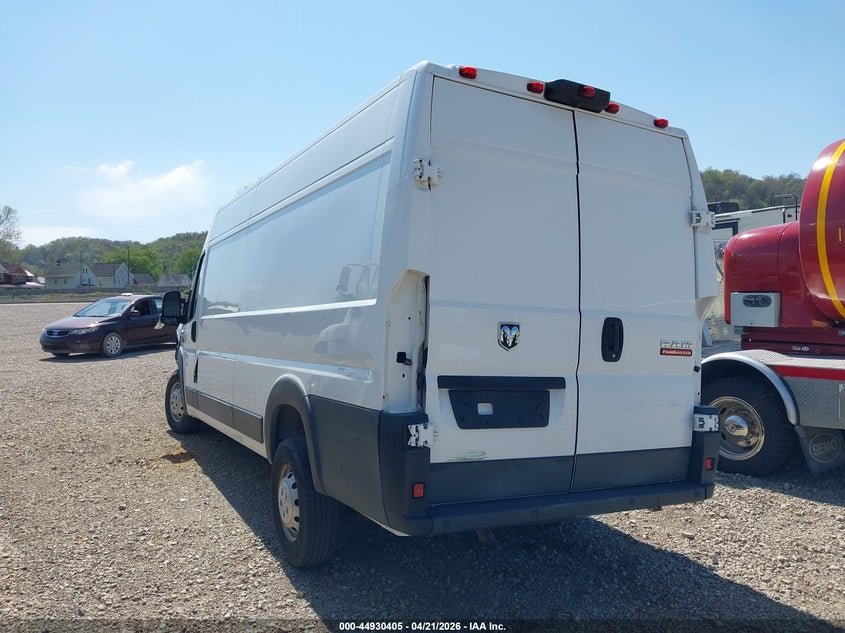 2018 Ram Promaster 3500 Cargo Van High Roof 159 Wb Ext