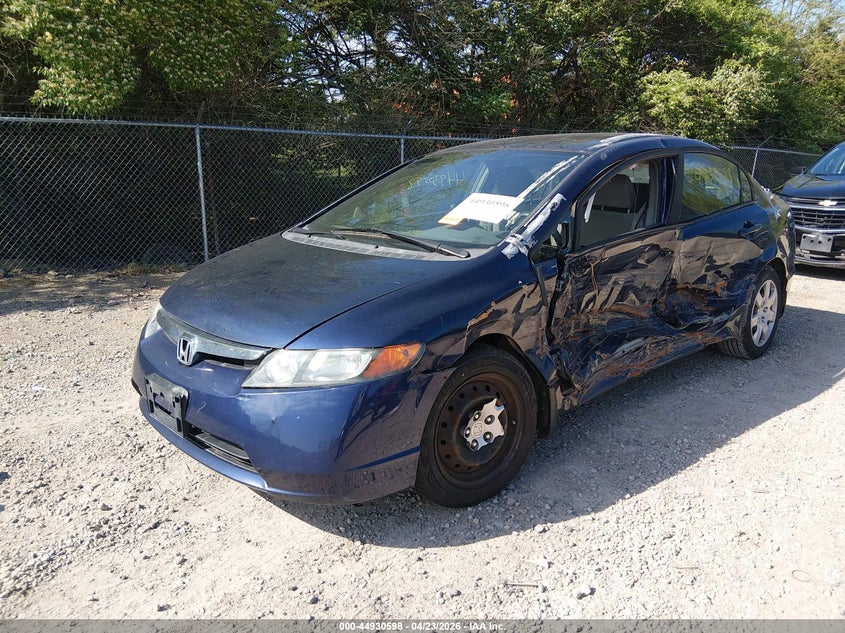 2008 Honda Civic Lx 1HGFA16508L116391 photo 1