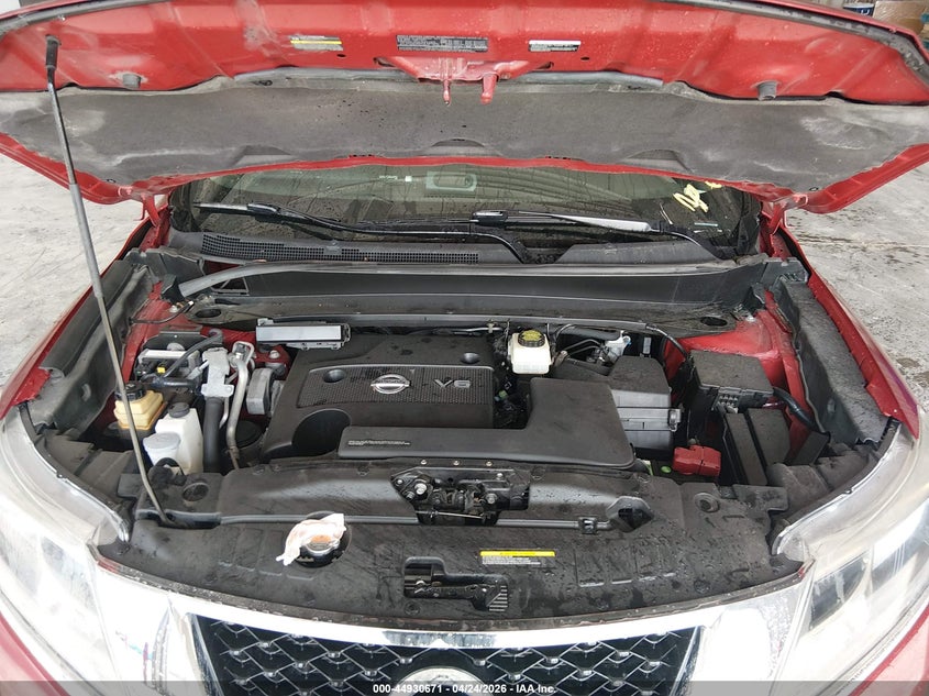 2014 Nissan Pathfinder Sl VIN: 5N1AR2MM4EC729574 Lot: 44930671