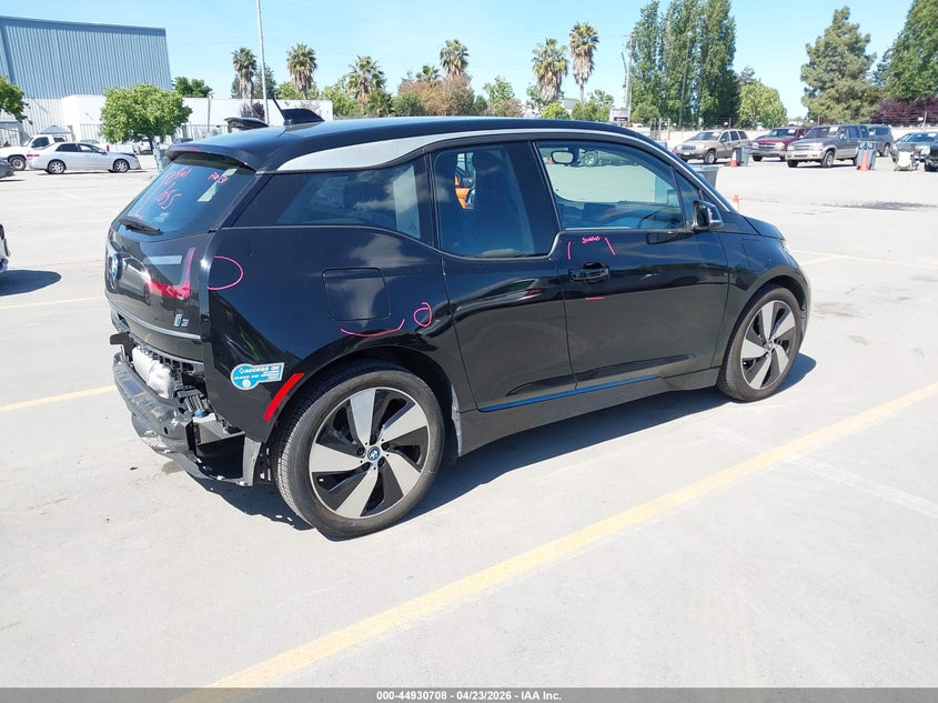 Vin: wby7z4c58jvd95621, lot: 45428097, bmw i3 94ah w/range extender 20184