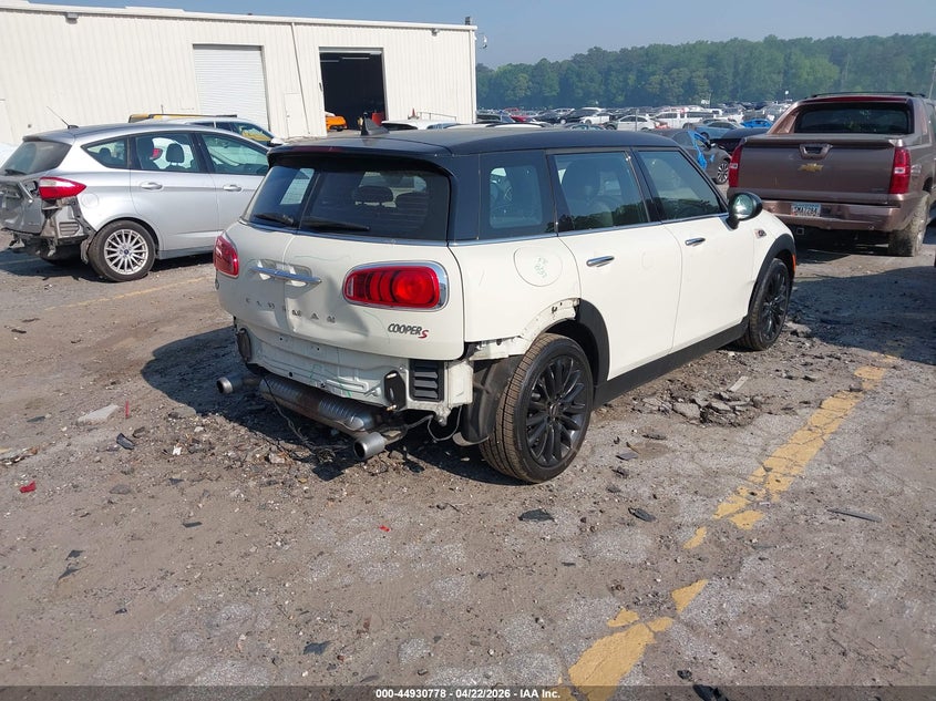 Vin: wmwln9c54g2e47536, lot: 45428167, mini clubman cooper s 20164