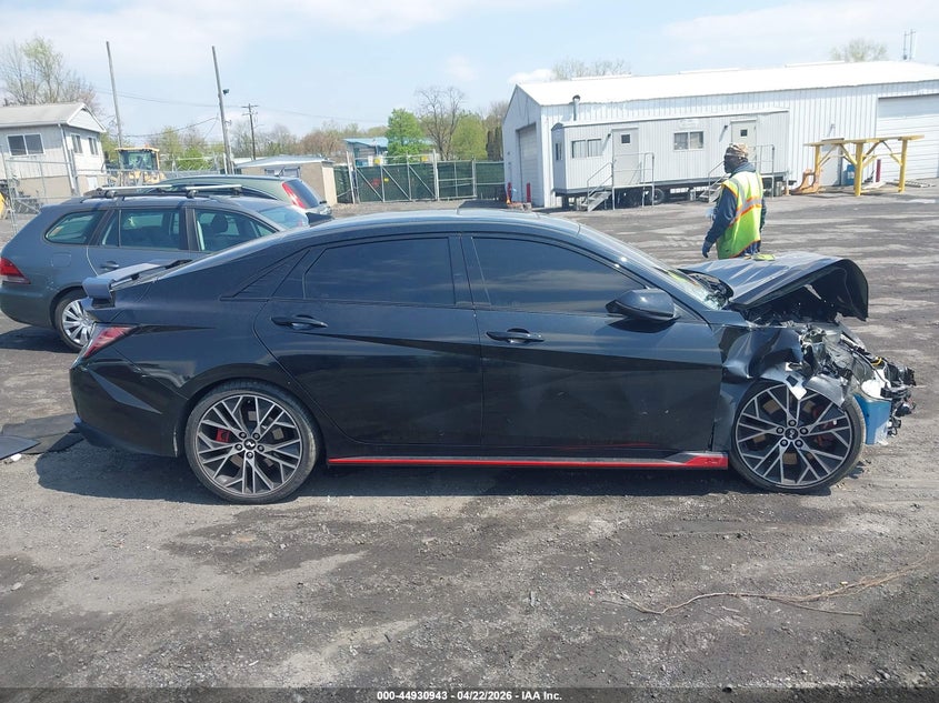 2022 Hyundai Elantra N VIN: KMHLW4AK5NU001787 Lot: 44930943