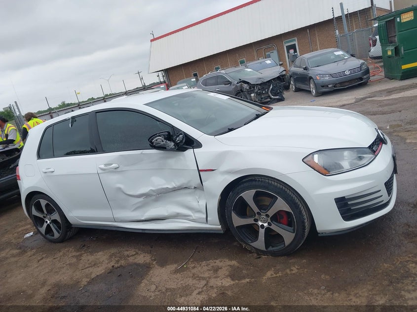 2016 Volkswagen Golf Gti S 4-Door VIN: 3VW4T7AU3GM018452 Lot: 44931084