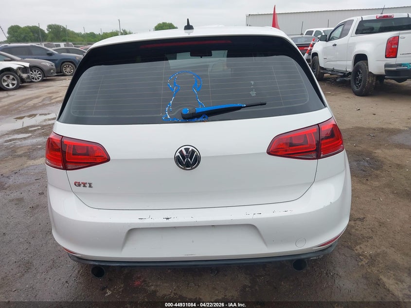 2016 Volkswagen Golf Gti S 4-Door VIN: 3VW4T7AU3GM018452 Lot: 44931084