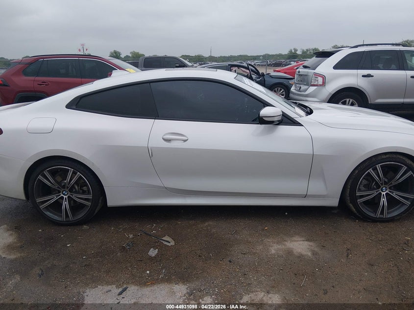 2021 BMW 430I VIN: WBA53AP02MCF74550 Lot: 44931098