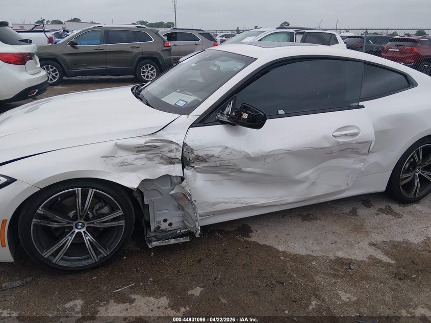 2021 BMW 430I VIN: WBA53AP02MCF74550 Lot: 44931098