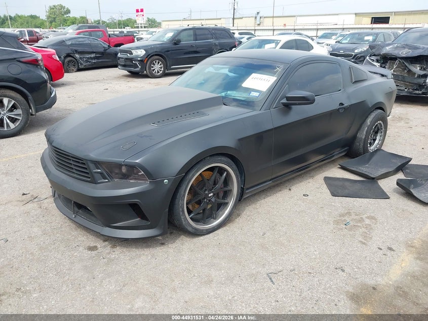2012 Ford Mustang 5.0 Gt Premium black Lot 111044931531 Vin 1ZVBP8CFXC5200911