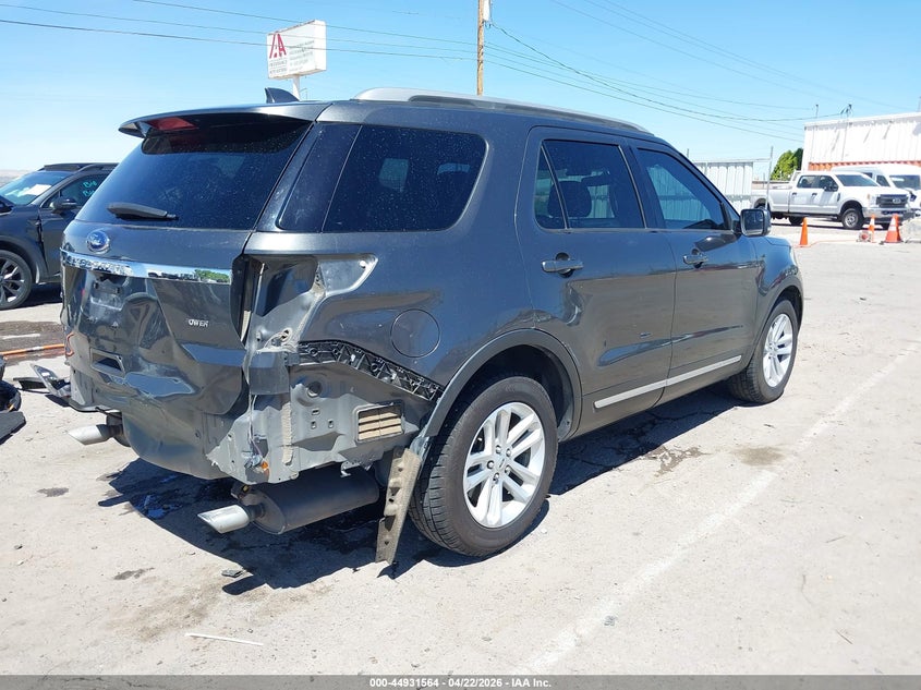 Vin: 1fm5k7d82hgc21283, lot: 45428953, ford explorer xlt 20174