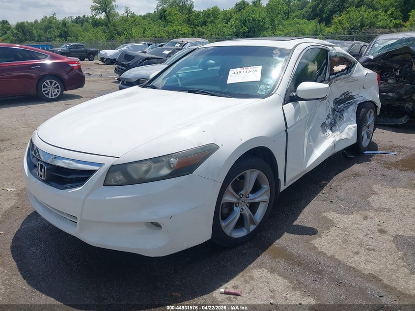 2012 Honda Accord 3.5 3.5 Ex-L white Lot 111044931576 Vin 1HGCS2B84CA005319