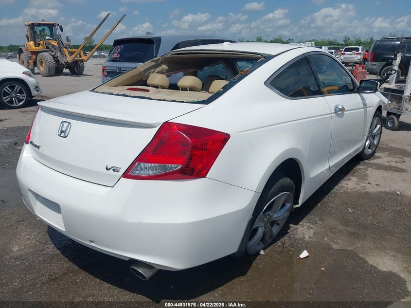 2012 Honda Accord 3.5 3.5 Ex-L white Lot 111044931576 Vin 1HGCS2B84CA005319
