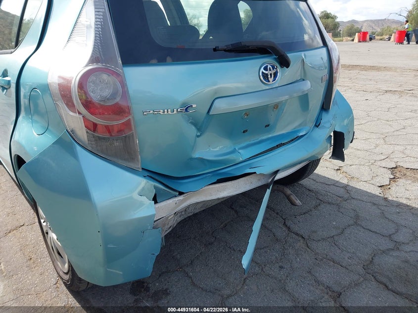 2012 Toyota Prius C Two VIN: JTDKDTB30C1026036 Lot: 44931604