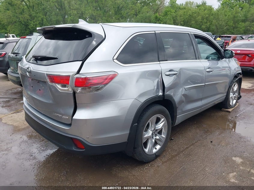 Vin: 5tddkrfh0gs349129, lot: 45429111, toyota highlander limited platinum v6 20164