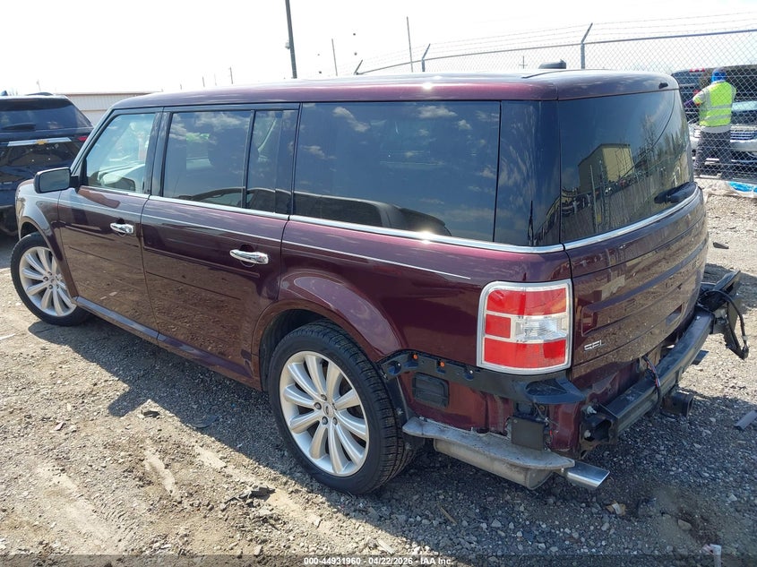 Vin: 2fmhk6c89kba33447, lot: 45429349, ford flex sel 20193