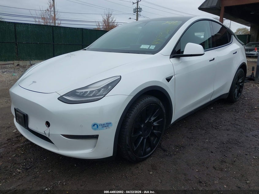 2021 Tesla Model Y Long Range Dual Motor All-Wheel Drive 5YJYGDEEXMF065987 photo 1