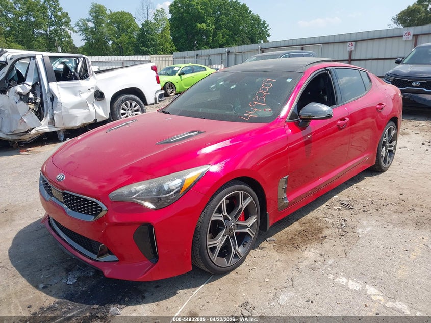 Vin: knae55lc0j6013868, lot: 45429398, kia stinger gt2 20182
