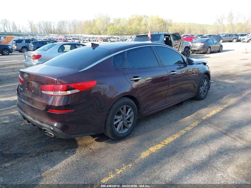 Vin: 5xxgt4l32lg404116, lot: 45429399, kia optima lx 20204