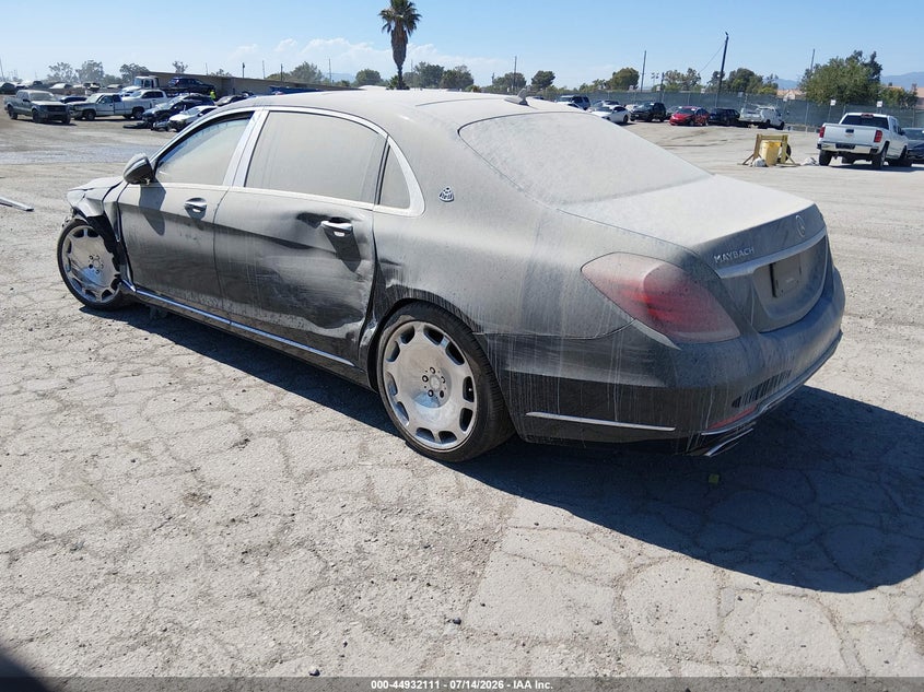 Vin: wddux7gb2ha292002, lot: 45429500, mercedes-benz maybach s 600 20173