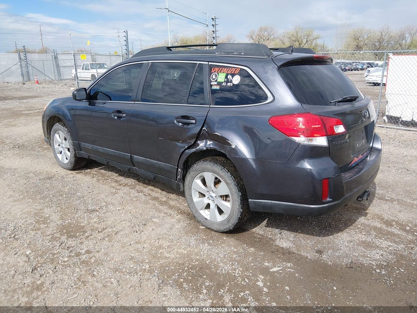Vin: 4s4brbjc3c3269661, lot: 45429842, subaru outback 2.5i limited 20123
