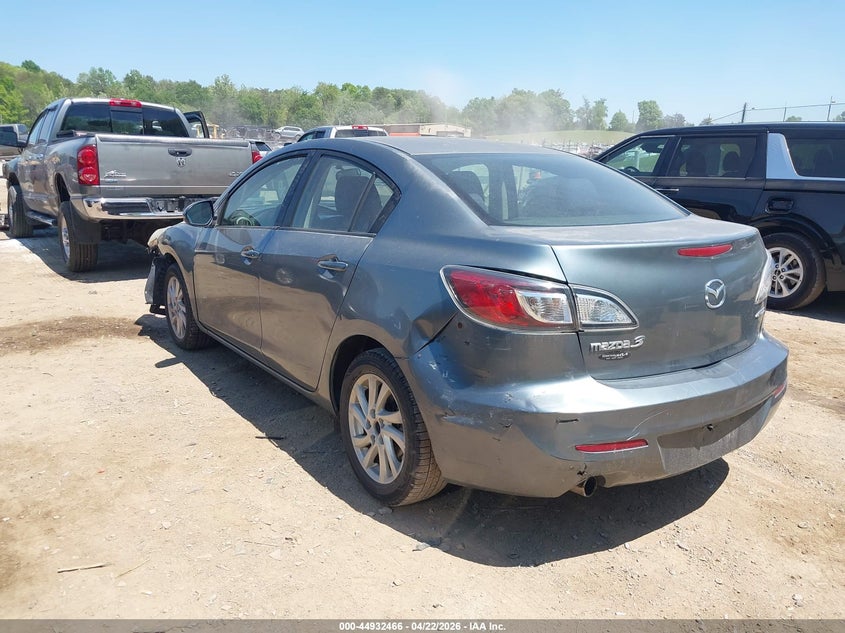 Vin: jm1bl1v74c1530885, lot: 45429855, mazda mazda3 i touring 20123