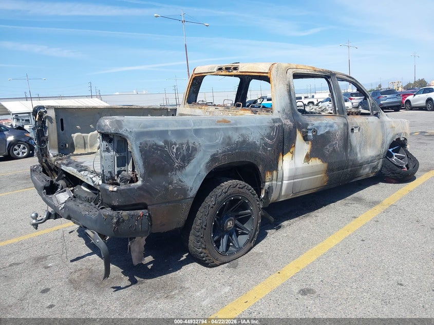Vin: 1c6srflt4ln301571, lot: 45430183, ram 1500 rebel  4x4 5'7 box 20204