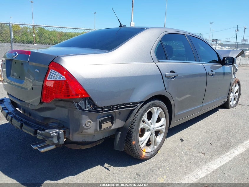 Vin: 3fahp0ha2cr417755, lot: 45430708, ford fusion se 20124
