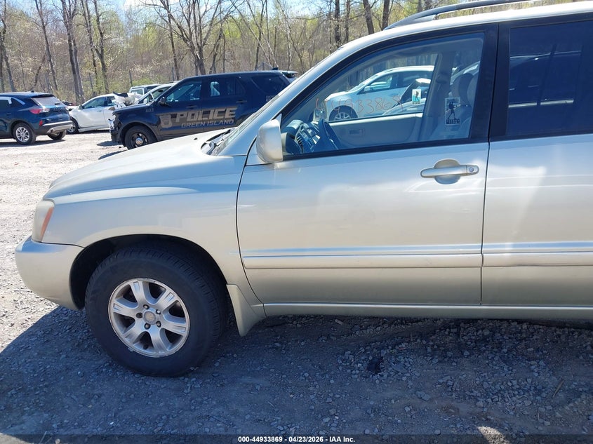 2003 Toyota Highlander V6 VIN: JTEGF21A430106466 Lot: 44933869