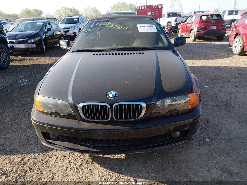 2003 BMW 325Ci VIN: WBABS33473PG89985 Lot: 44933891