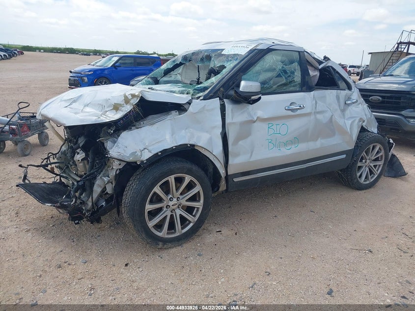 Vin: 1fm5k8f81ggd15186, lot: 45431315, ford explorer limited 20162