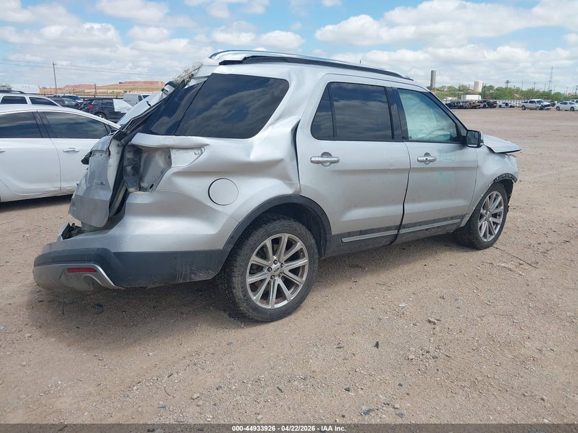 Vin: 1fm5k8f81ggd15186, lot: 45431315, ford explorer limited 20164