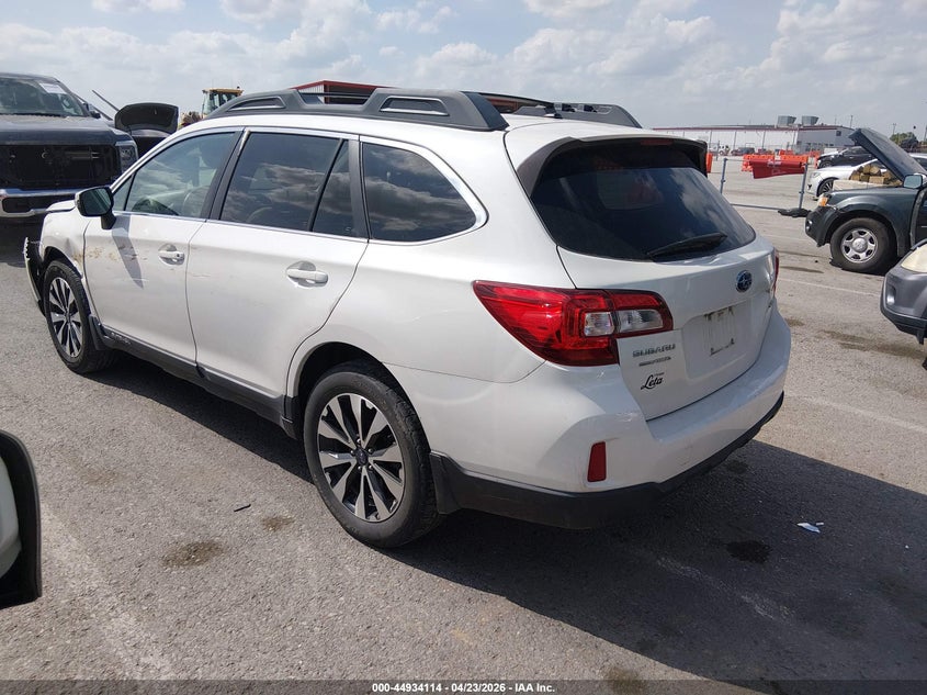 Vin: 4s4bsbncxf3267294, lot: 45431502, subaru outback 2.5i limited 20153